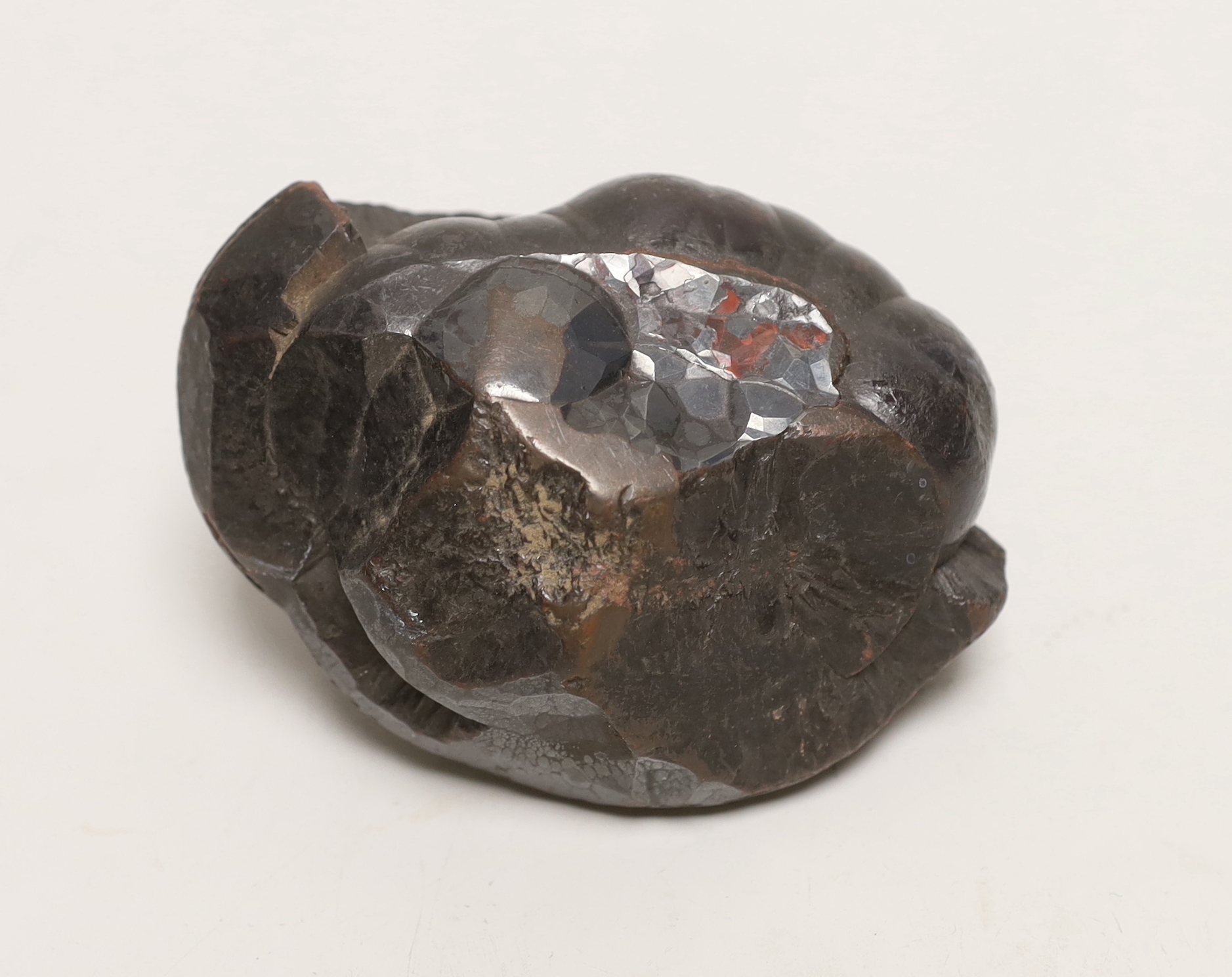 A botryoidal hematite cluster, 13cm